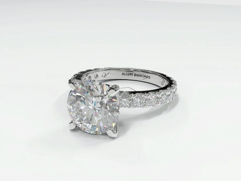 Affordable Engagement RingsPavé Diamond Engagement Ring Setting