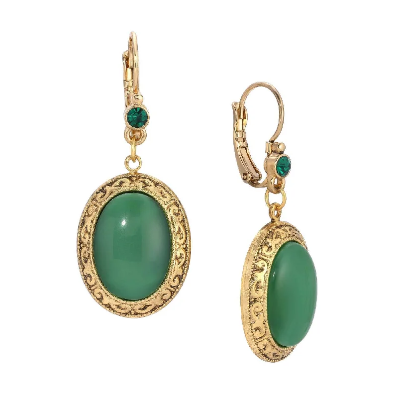 Gold Tone And Green