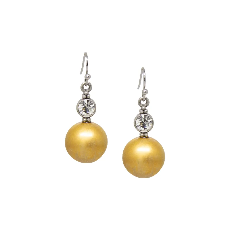 Silver Drop Earrings for Classic-1928 Jewelry Gold Baubles & Crystals Drop Earrings