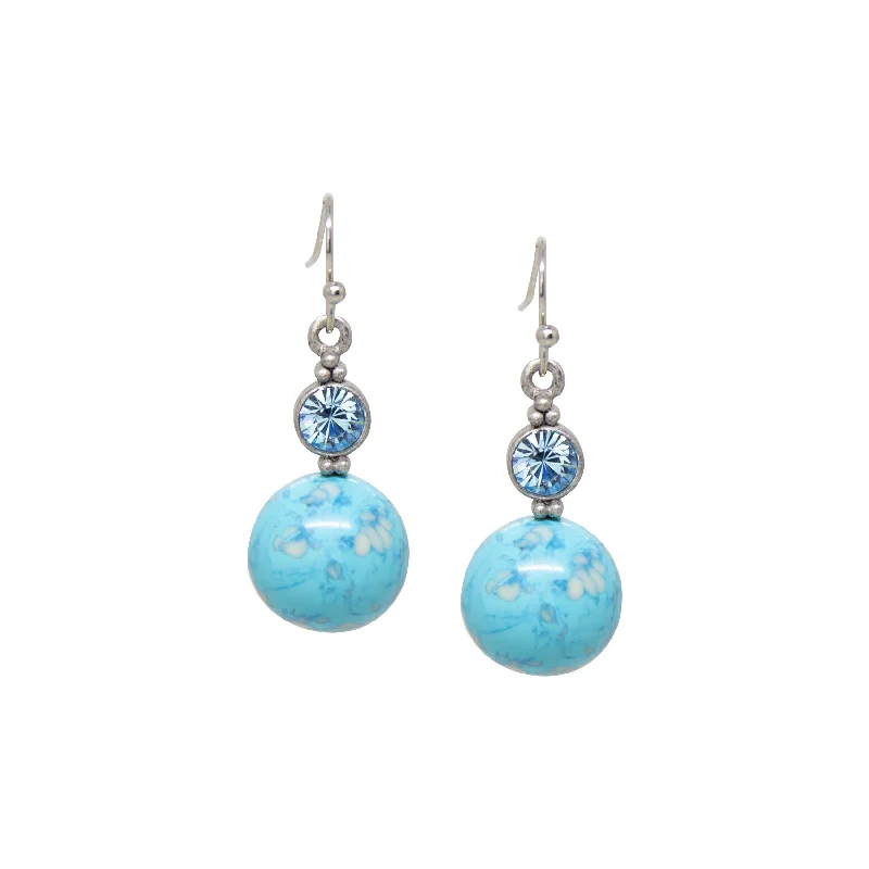 Apatite Drop Earrings for Soft-1928 Jewelry Marblesque Baubles & Crystals Drop Earrings - Small