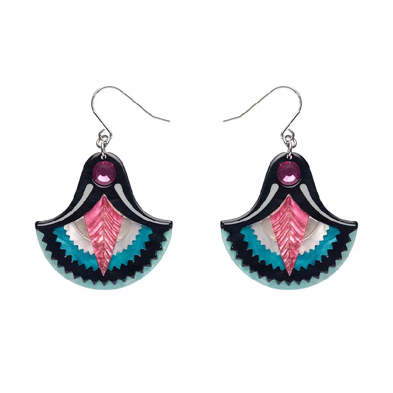 Padded Drop Earrings for Ear-Erstwilder Untamed Elegance -  Whispers of the Nile Drop Earrings