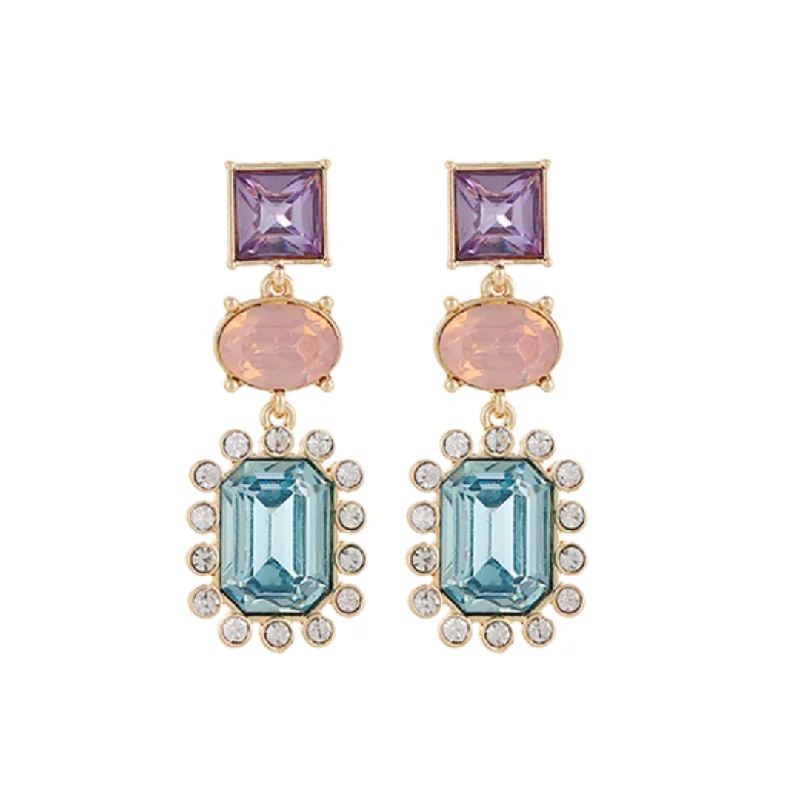 Heavy-Duty Drop Earrings for Durable-Jeweled Drop Earrings