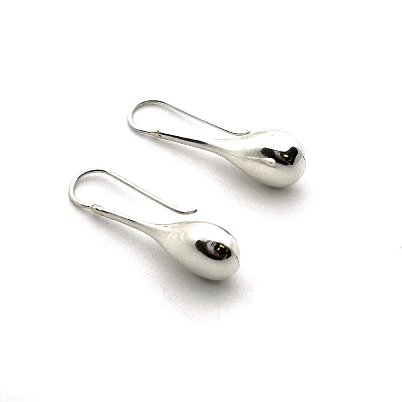 Beaded Drop Earrings for Decorative-Sterling Silver Tear Drop Earrings