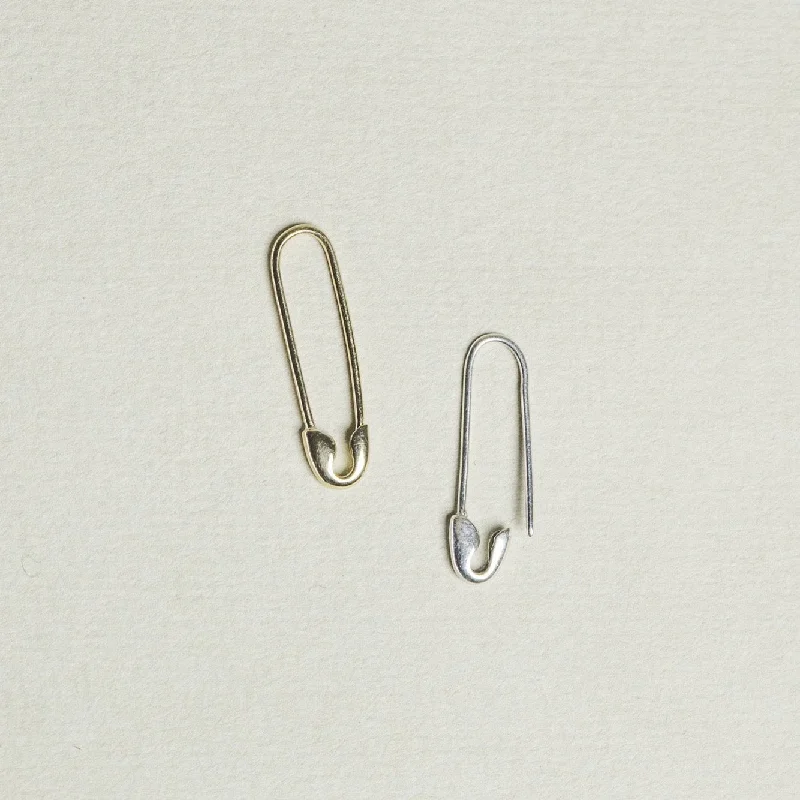 Romantic Drop Earrings for Loving-Safety Pin Drop Earrings