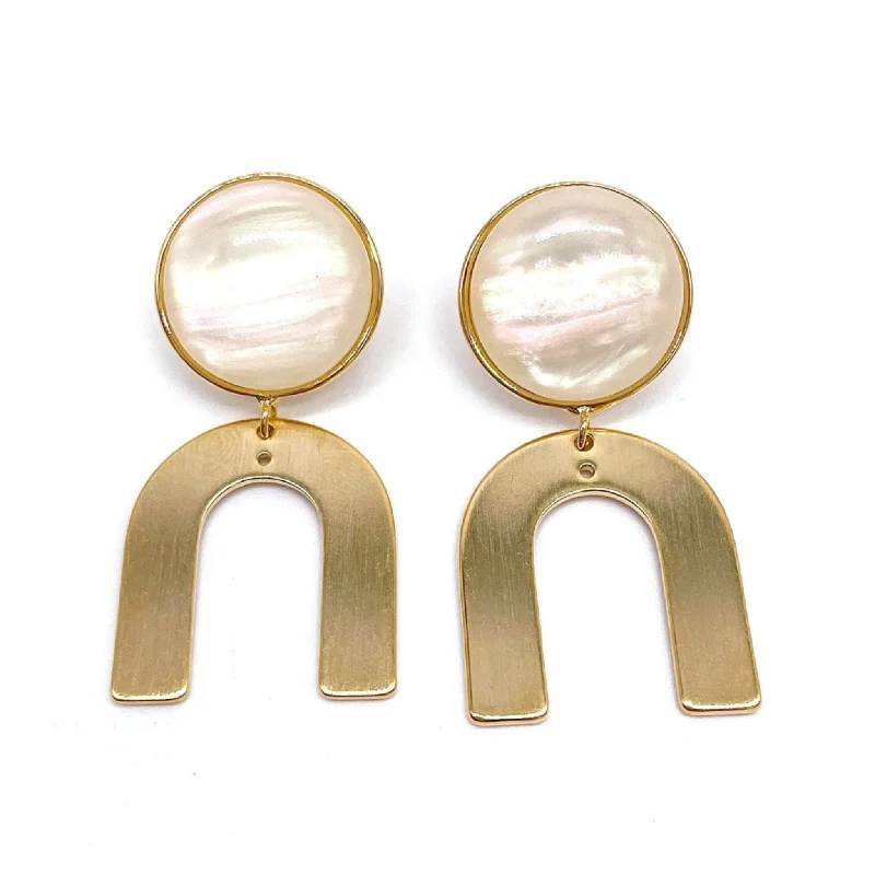 Statement-Making Drop Earrings for Impact-Adornia Drop Earrings gold