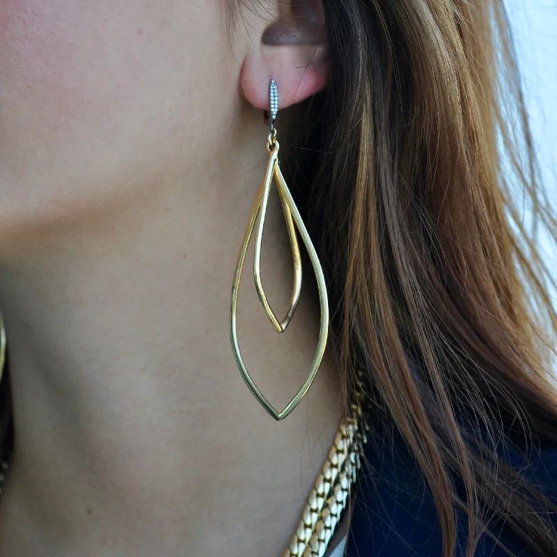 Minimalist Drop Earrings for Simple-MARLEY STATEMENT DROP EARRINGS