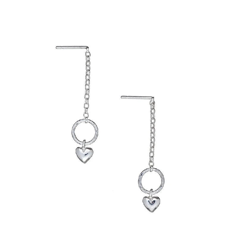 Trendy Drop Earrings for Fashion-Love Eternal Drop Earrings