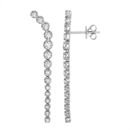 14K WHITE GOLD + DIAMONDS