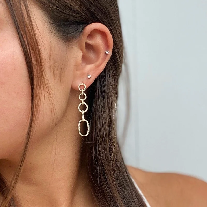 Casual Drop Earrings for Everyday-TRISTAN DROP EARRINGS