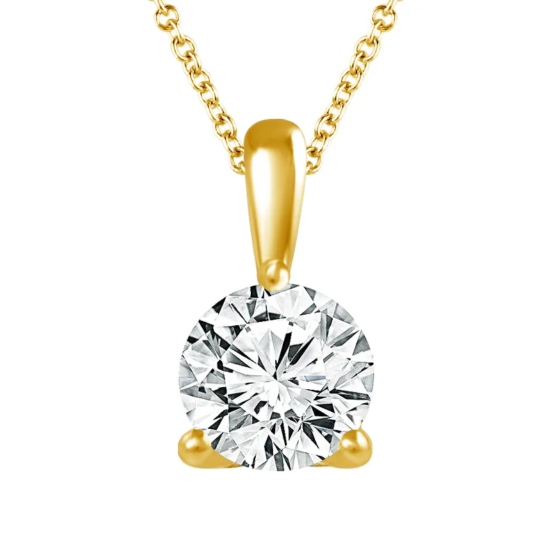 Simple gold pendants on delicate chains for understated elegance and sophistication -14KT 1/2CT(D)(MAR)DIAMOND "MARTINI" PENDANT(NO CHAIN)