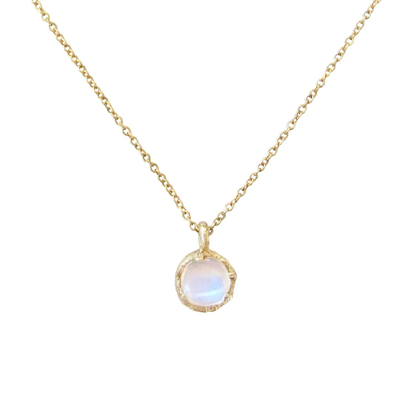 Elegant platinum pendant necklaces with diamonds for a luxurious, sparkling accessory -Fire Coral Moonstone Necklace