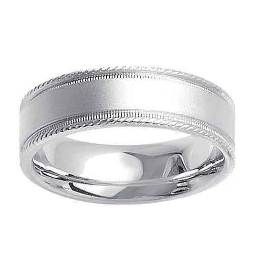 Glamorous rings perfect for dazzling evening finger wear -Classic Mens Wedding Ring