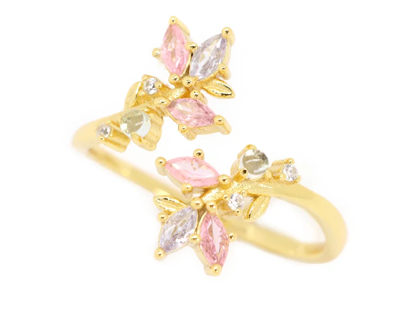 Slim rings for stackable finger fashion combinations -Delilah Ring