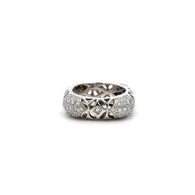 Natural rings with raw stones for organic appeal -Gregorio Square Diamond Ring