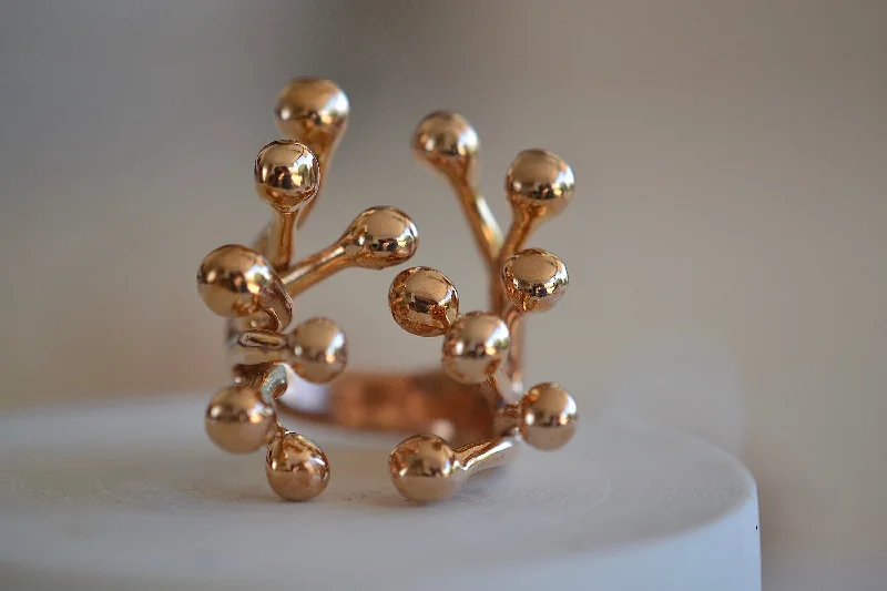 Sleek rings with floating stones for modern flair -Pistilli 42 Ring