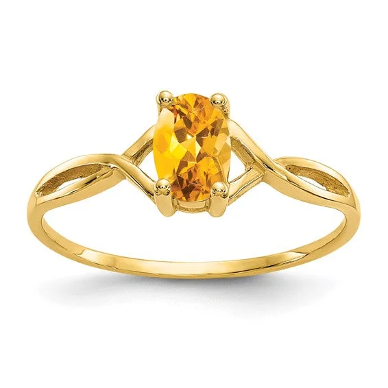 Rings featuring agate for natural banded finger beauty -Citrine Gemstone Ring